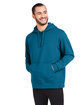 Glyder Men's Atlas Hooded Sweatshirt moroccan blue ModelQrt