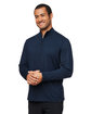 Glyder Men's Marbled Jersey Fairway Quarter-Zip navy marble ModelQrt