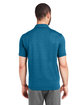 Glyder Men's Marbled Fairway Polo moroccan blue ModelBack