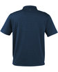 Glyder Men's Marbled Fairway Polo navy OFBack