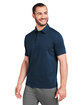 Glyder Men's Marbled Fairway Polo navy ModelQrt