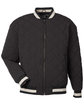 Glyder Unisex Varsity Jacket black OFFront