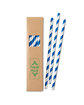 Prime Line Paper Straw Set reflex blue DecoFront