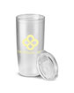 Prime Line 22oz Frosted Double Wall Tumbler clear DecoQrt