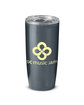 Prime Line 22oz Frosted Double Wall Tumbler translucent smke DecoSide