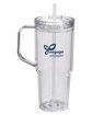 Prime Line Hampton 32oz Recycled Double Wall Tumbler With Handle clear DecoBack