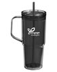 Prime Line Hampton 32oz Recycled Double Wall Tumbler With Handle black DecoBack