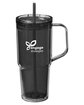 Prime Line Hampton 32oz Recycled Double Wall Tumbler With Handle black DecoFront