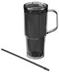 Prime Line Hampton 32oz Recycled Double Wall Tumbler With Handle black ModelQrt