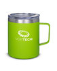Prime Line 12oz Vacuum Insulated Coffee Mug lime green DecoFront