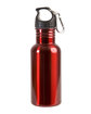 Prime Line 17oz Stainless Steel Adventure Water Bottle With Carabiner  