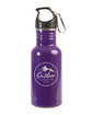 Prime Line 17oz Stainless Steel Adventure Water Bottle With Carabiner purple DecoFront