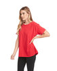 Next Level Apparel Ladies' Ideal Flow T-Shirt red ModelSide