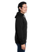 Nautica Unisex Anchor Pullover Hooded Sweatshirt black ModelSide