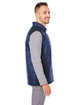 Nautica Men's Harbor Puffer Vest nt navy/ nv hth ModelSide