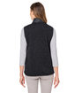 Nautica Ladies' Harbor Puffer Vest black/ black hth ModelBack