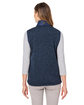 Nautica Ladies' Harbor Puffer Vest nt navy/ nv hth ModelBack