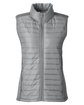 Nautica Ladies' Harbor Puffer Vest graphite/ grp ht OFFront