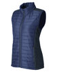 Nautica Ladies' Harbor Puffer Vest nt navy/ nv hth OFQrt