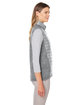 Nautica Ladies' Harbor Puffer Vest graphite/ grp ht ModelSide