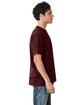 Next Level Apparel Unisex Ideal Heavyweight Cotton Crewneck T-Shirt maroon ModelSide