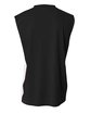 A4 Adult Reversible Moisture Management Muscle Shirt black/ white ModelBack