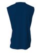 A4 Adult Reversible Moisture Management Muscle Shirt navy/ white ModelBack