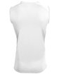 A4 Unisex Airflex Sleeveless Muscle T-Shirt white ModelBack