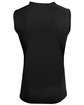 A4 Unisex Airflex Sleeveless Muscle T-Shirt black ModelBack