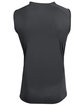 A4 Unisex Airflex Sleeveless Muscle T-Shirt graphite ModelBack