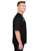A4 Men's Spartan Short Sleeve Color Block Crew Neck T-Shirt  ModelSide