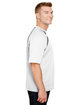 A4 Men's Spartan Short Sleeve Color Block Crew Neck T-Shirt white/ graphite ModelSide