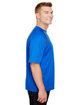 A4 Men's Spartan Short Sleeve Color Block Crew Neck T-Shirt royal/ graphite ModelSide