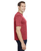 A4 Men's Tonal Space-Dye T-Shirt red ModelSide