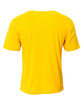 A4 Adult Softek T-Shirt gold ModelBack
