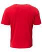 A4 Adult Softek T-Shirt scarlet ModelBack