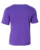 A4 Adult Softek T-Shirt purple ModelBack