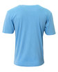 A4 Adult Softek T-Shirt light blue ModelBack