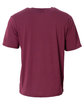 A4 Adult Softek T-Shirt maroon ModelBack