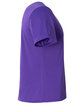 A4 Adult Softek T-Shirt purple ModelSide