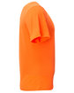 A4 Adult Softek T-Shirt safety orange ModelSide