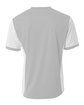 A4 Men's Premier V-Neck Soccer Jersey silver/ white ModelBack