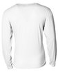 A4 Men's Softek Long-Sleeve T-Shirt white ModelBack