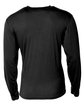 A4 Men's Softek Long-Sleeve T-Shirt black ModelBack