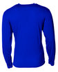 A4 Men's Softek Long-Sleeve T-Shirt royal ModelBack