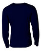 A4 Men's Softek Long-Sleeve T-Shirt navy ModelBack
