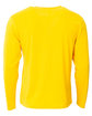 A4 Men's Softek Long-Sleeve T-Shirt gold ModelBack