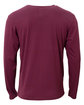 A4 Men's Softek Long-Sleeve T-Shirt maroon ModelBack