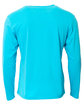 A4 Men's Softek Long-Sleeve T-Shirt electric blue ModelBack
