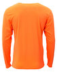 A4 Men's Softek Long-Sleeve T-Shirt safety orange ModelBack